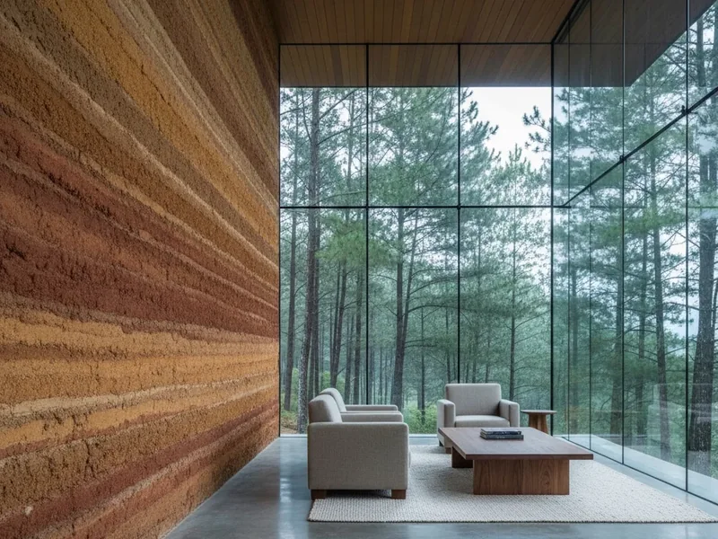 Aeterna Forest Sanctuary - Rammed Earth & Pine Forest